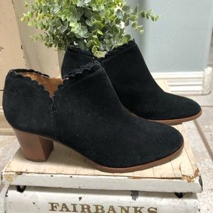 Jack Rogers Black Suede Bootie